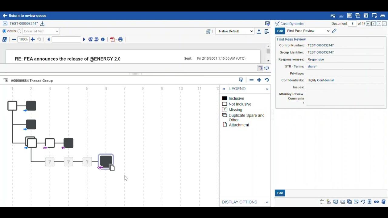Ricoh Relativity Review Email Thread Visualization YouTube
