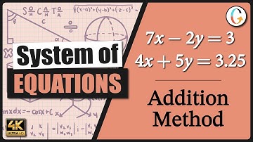 How to solve a system of equations using the addition method