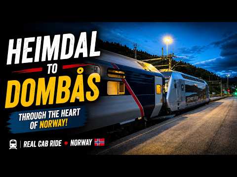 Heimdal – Dombås | Train 80406 | El 18 Cab Ride Through Norway