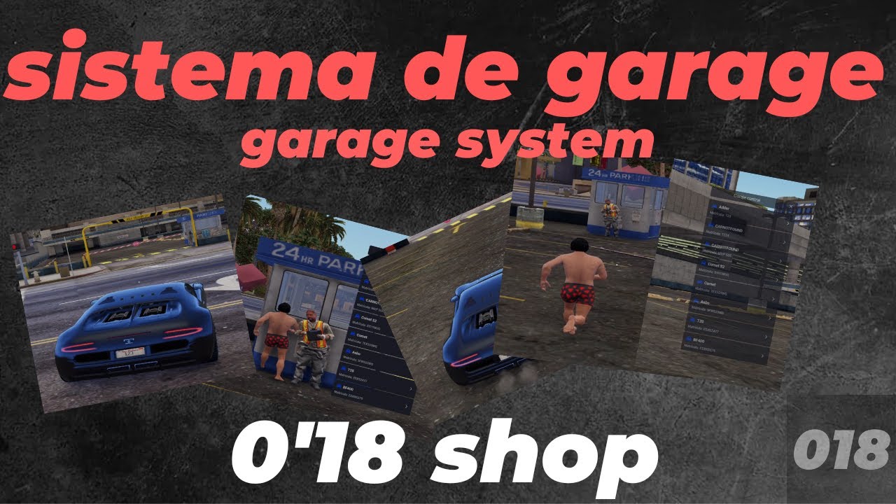 Preview garage system script - 018 Shop FiveM - YouTube