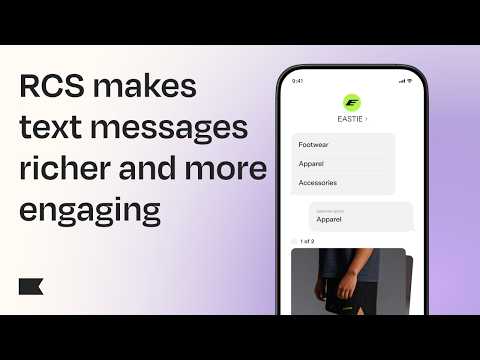 Youtube video thumbnail for How to Create Engaging Text Messages with RCS Business Messaging