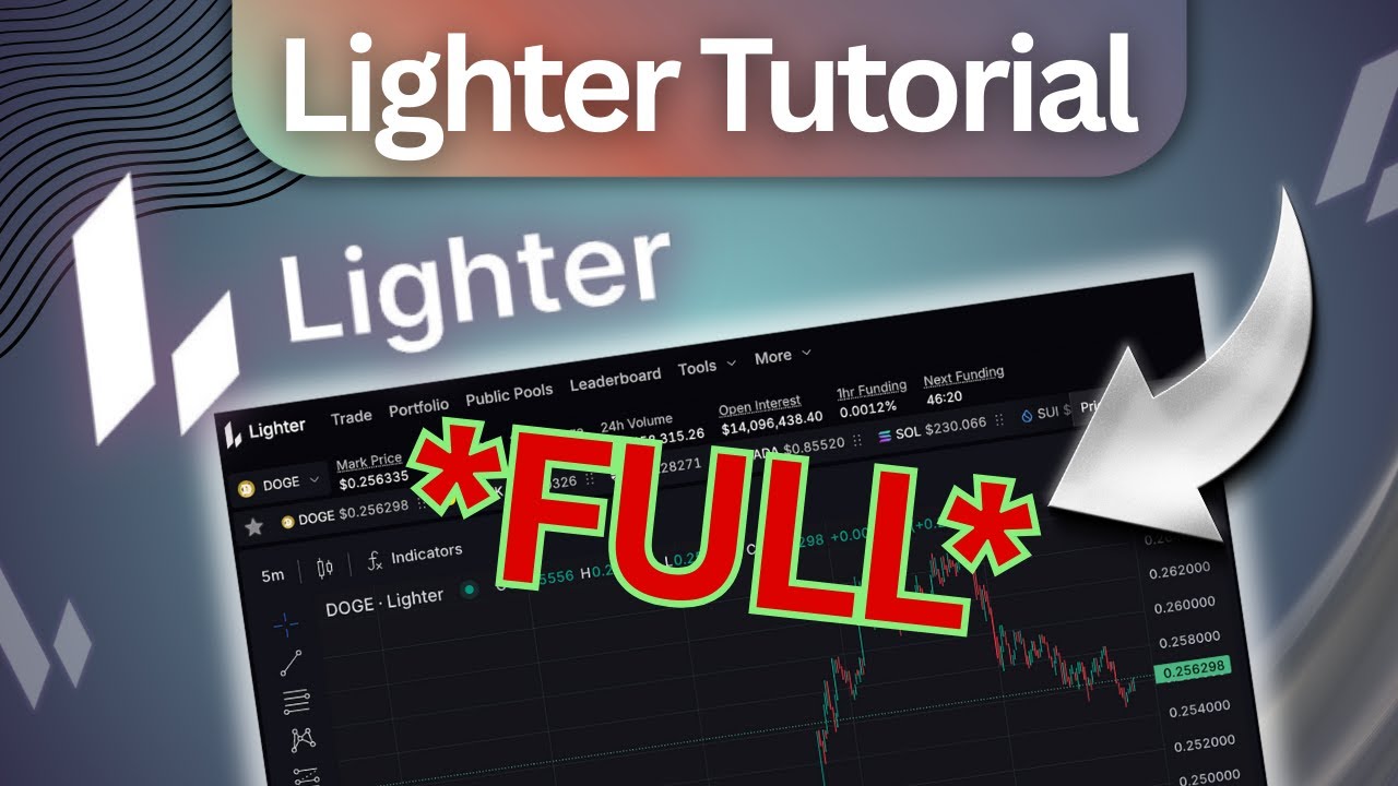 Lighter Tutorial for Beginners - How to Trade Crypto on Lighter DEX Platform
