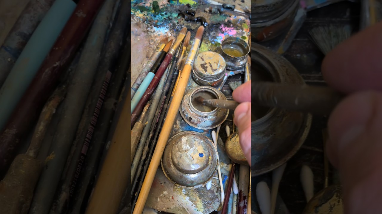 Chcesz malować warstwami, ale kolor siada? Co robić? #obraz #painting #art #oilpainting #jak