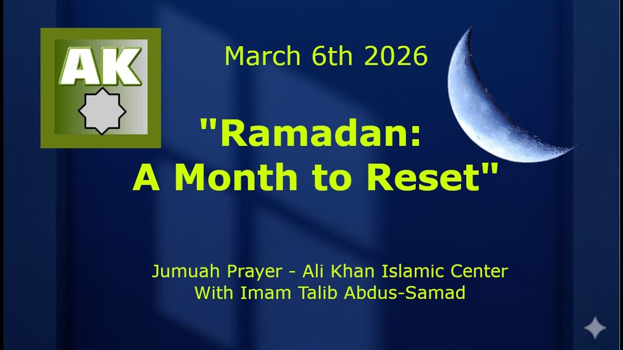 Jumu'ah Prayer with Imam Talib Abdus-Samad