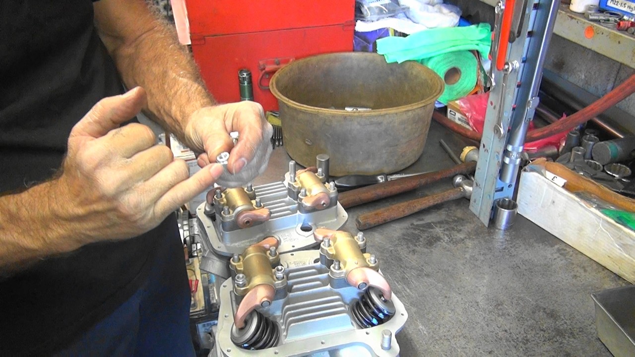 #167 1965 Panhead, доработка клапанов, переборка головки блока цилиндров, двигатель 74ci FL FLH, ...