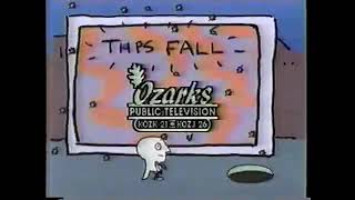 Ozarks Public Television KOZK-TV PBS Springfield Mo The Fall Line Up Back In The Summer Of 1993