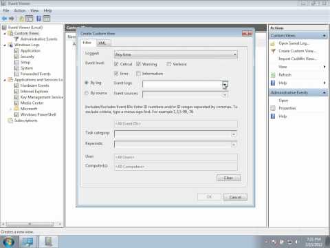 Introduction to the Windows Event Viewer