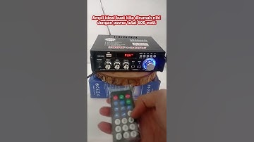 Thumbnail of AMPLIFIER 300+300 WATT BLUETOOTH! JEDAG JEDUG GLER #reviewproduk