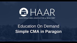 Simple CMA in Paragon Tutorial