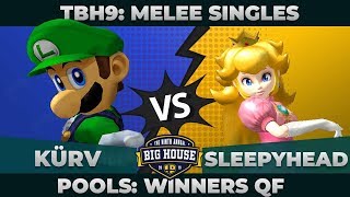 Kürv vs Sleepyhead - Pools Winners' Quarterfinals: Melee Singles - TBH9 | Luigi vs Peach