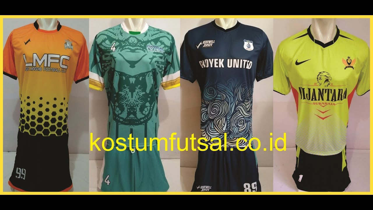 KOLEKSI DESAIN TERBARU KAOS FUTSAL PRINTING REGARSPORT YouTube