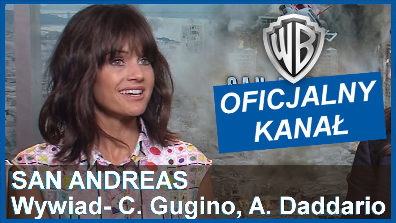 San Andreas- wywiad- Carla Gugino & Alexandra Daddario bros pizza