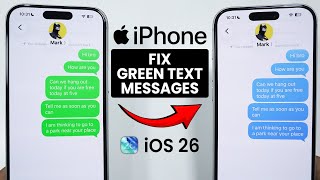 [iOS 26] iPhone Sending Green Text Messages? - Here's the Fix 🔥