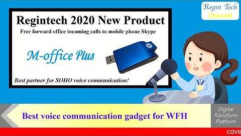 Regintech M-office Plus  -  Landline to mobile phone Skype free forwarding gadget