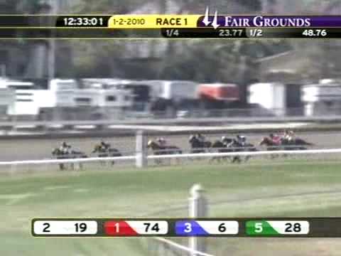FAIR GROUNDS, 2010-01-02, Race 1