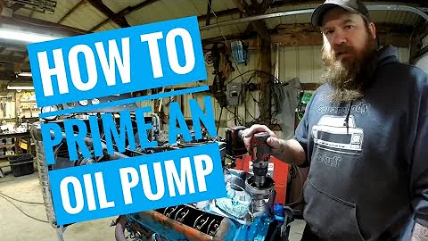 How to prime your oil pump before startup for Small block and big block chevy.