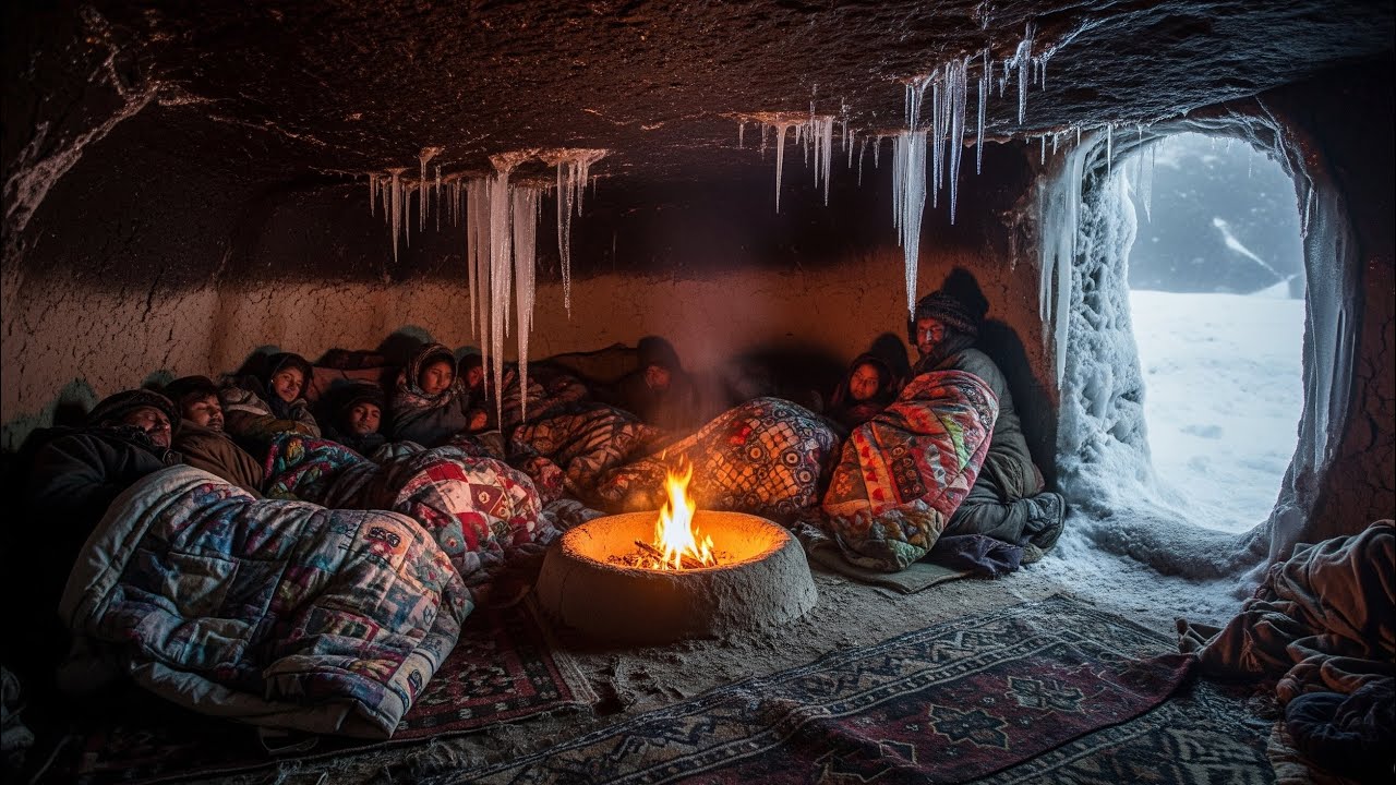 Frozen Nights, Unbreakable Spirit: Surviving in Afghanistan's Mountain Caves
