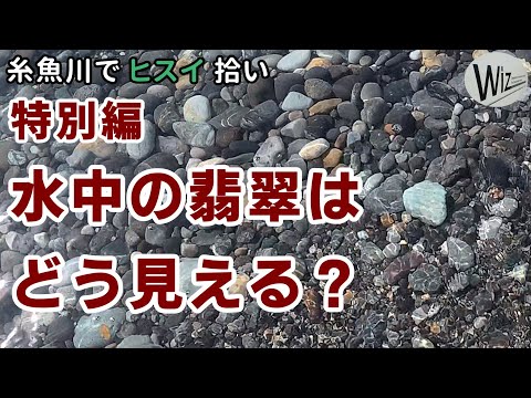 Jade Hunting] What does jade look like underwater? | Jade