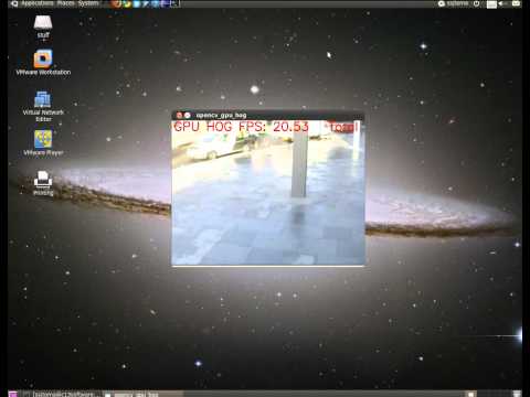 OpenCV 2.2 GPU HOG pedestrian detection
