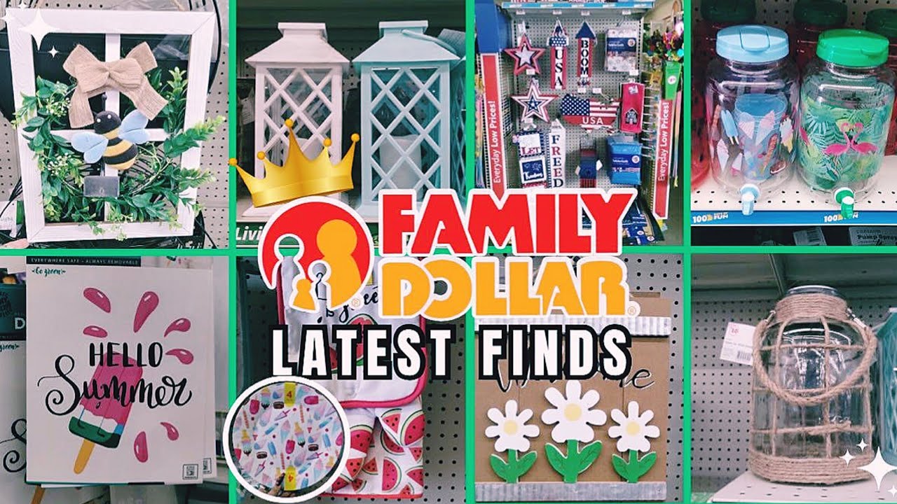 🛒🔥👑All NEW Family Dollar Shop With Me!! Summer Spectacular Decor and
