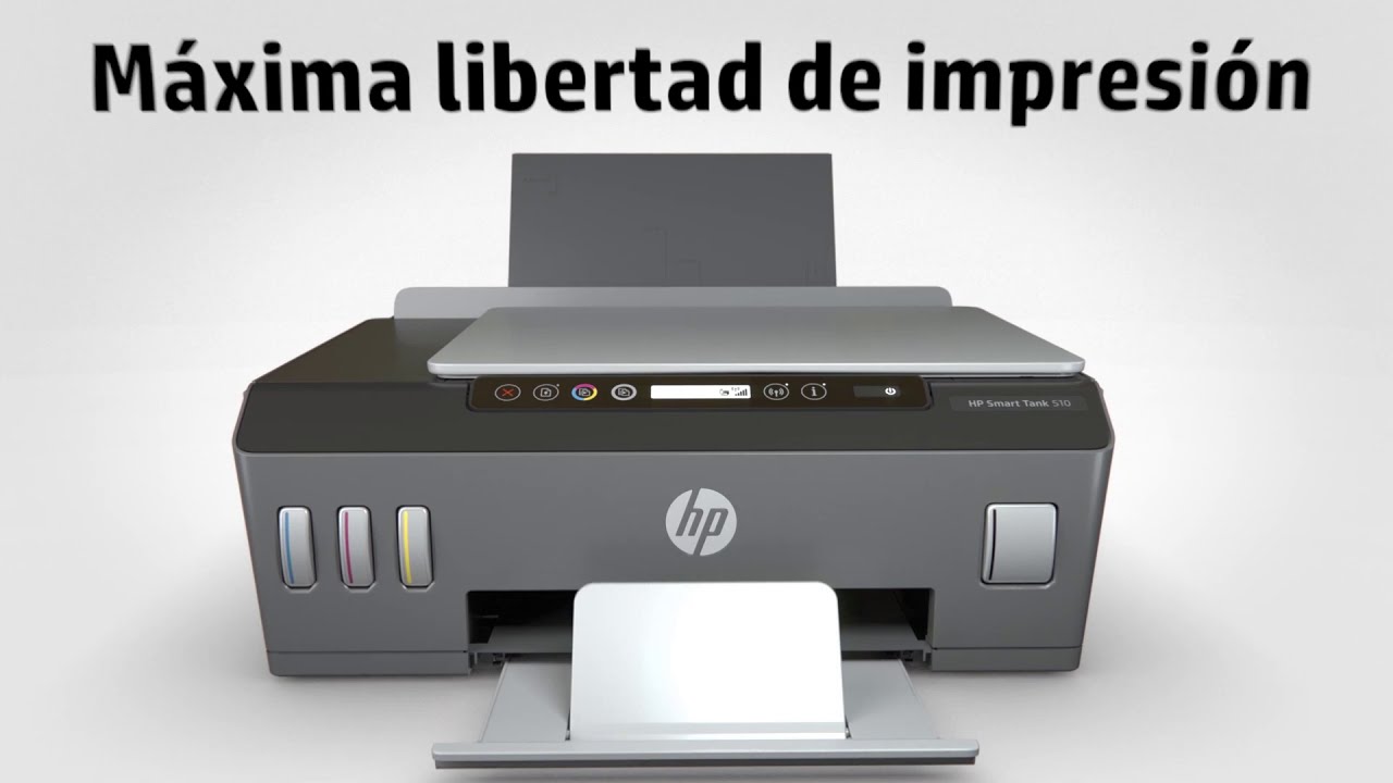 Impresora HP smart tank 519 AIO - YouTube