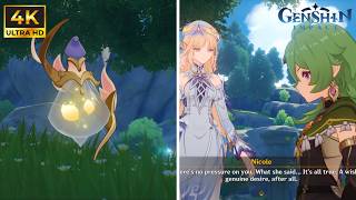 [JP Dub/Eng Sub] Liloupar Farewell (Death) Cutscene - Ending | Genshin Impact 6.6 Main Quest | 4K