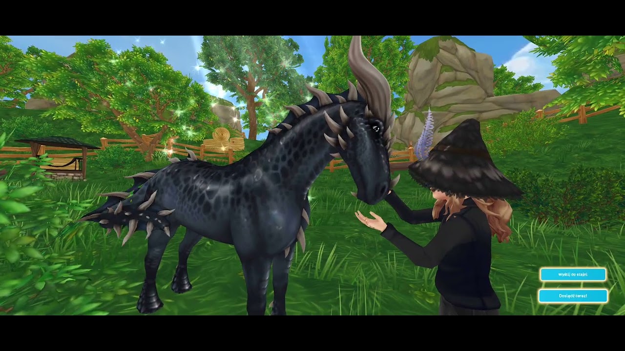 Przepraszam nie chciało mi się napisów dawać ani ucinać filmiku więc w skrócie nowy koń :]