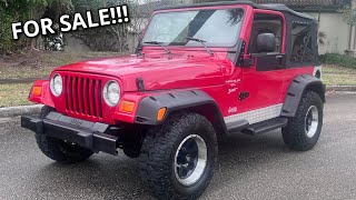 2001 JEEP WRANGLER SPORT TJ 4X4 FOR SALE by Custom Wheels Inc 76 views 1 month ago 6 minutes, 8 seconds