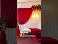 Beauty Of Red ♥️ Backdrop 🙈🤩💕 #backdrop #decor #kashmiriwedding #shortsviral #shorts #viral