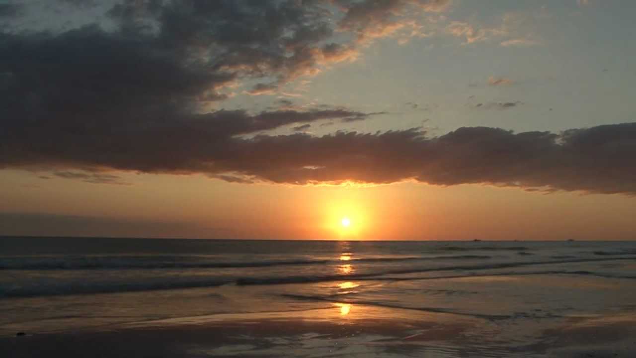 sunset on st. pete beach, fl - YouTube