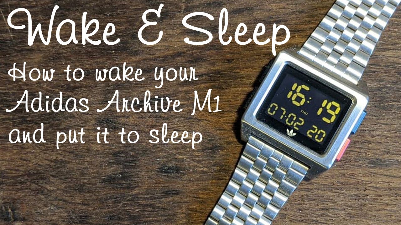 Wake & sleep: How to... video for the Adidas Archive M1 - YouTube