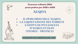 prova pratica A28/A50 concorso scuola