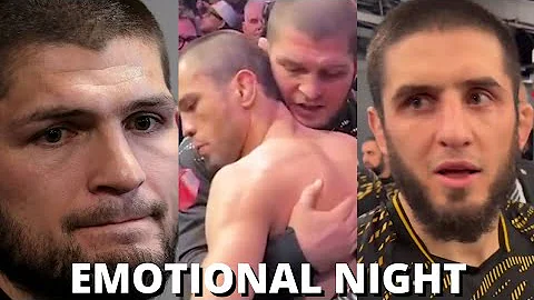 Backstage with Khabib at UFC 311: Merab UPSETS Umar, Islam's win & more!