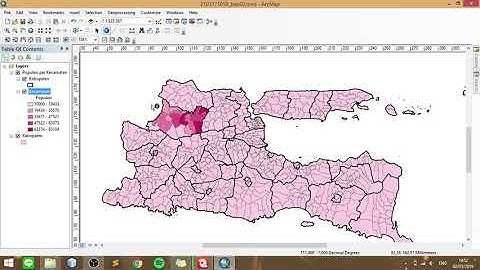 Mendesain Peta Choropleth menggunakan ArcMap 10.5