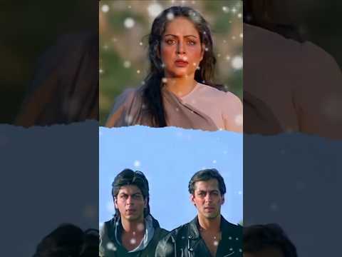 Karan Arjun Movie Hindi Song Salmankhan Shahrukh Khan Old Viralshort Video