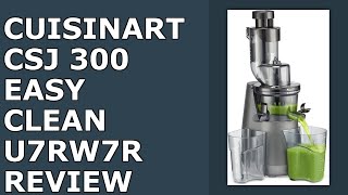 Cuisinart CSJ-300 Easy Clean Slow Juicer, Black and Grey - Still Worth It? 🤯