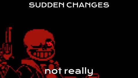 NEW SUDDEN CHANGES LEAK IMAGES SANS MULTIVERSAL BATTLES 2!!!!