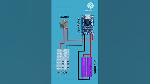Rechargeable Torch LED Light Wiring | Torch light आसान तरीका घर पर बनाने का #shortsfeed #shorts