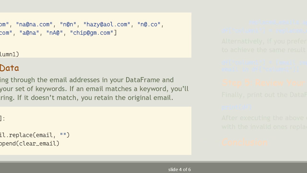 Remove Invalid Email Entries from DataFrame Using Pandas