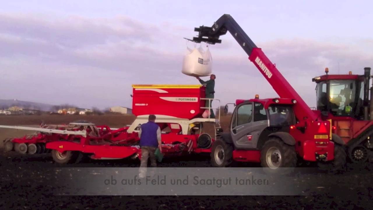 3500 ha Braugerste säen mit Pöttinger Terrasem