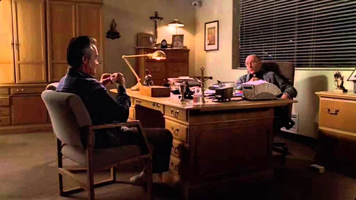 Paulie talks with the priest - The Sopranos HD