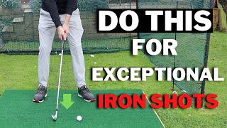 DO THIS Drill For Exceptional Golf Iron Shots (Hit Your Irons Pure And Straight)
