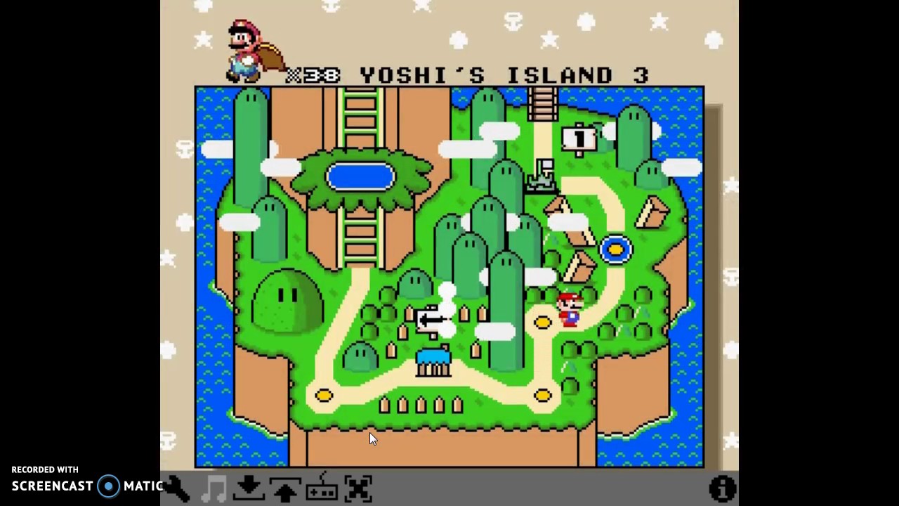O lago da vida infinita de Super Mario World 