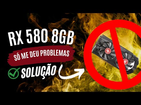 Como Corrigir Erros Da Rx 580 8gb *TRAVAMENTO EM JOGOS, CLOCK BUGADO E TELA ESCURA*