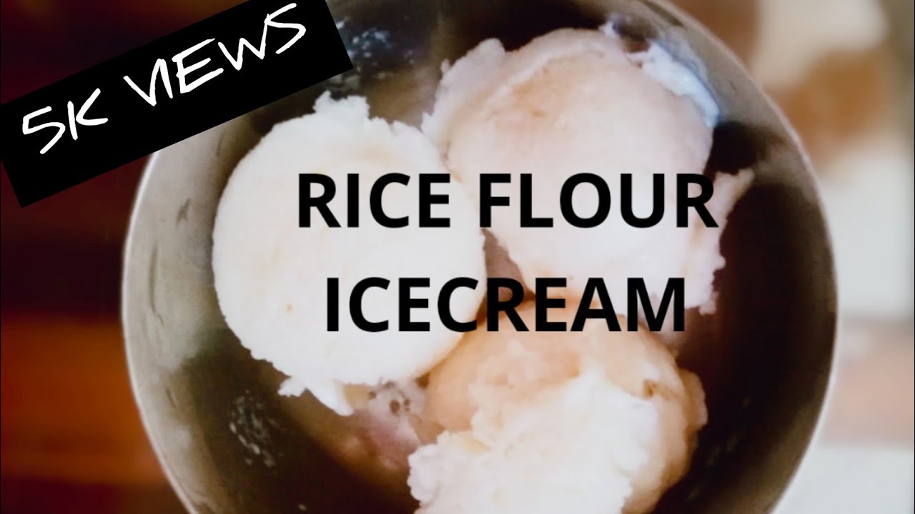 Rice flour icecream simple way to make an icecream for kids icecream