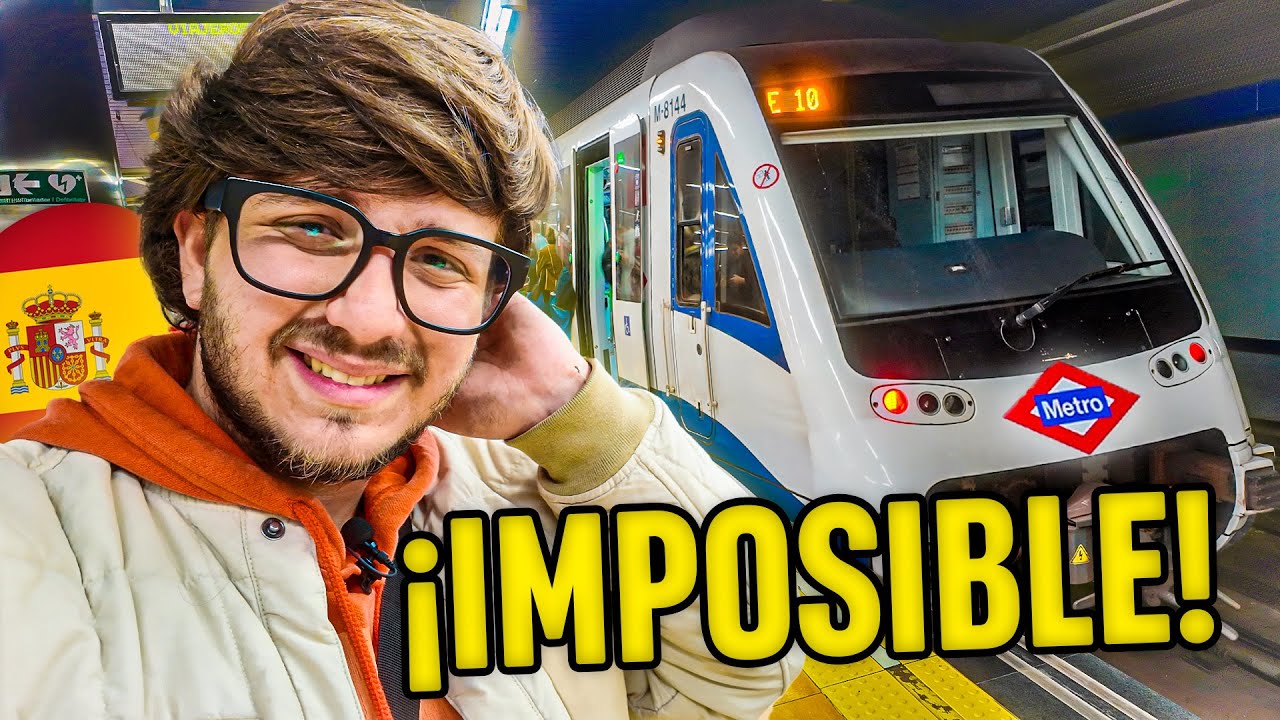 VISITÉ TODAS LAS ESTACIONES DEL METRO en MADRID 🇪🇸🥵 | ¿Cómo lo logré?