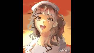 @miraclxzx fan art contest entry 🎀#art #anime #sunset #ibispaintx #animegirl
