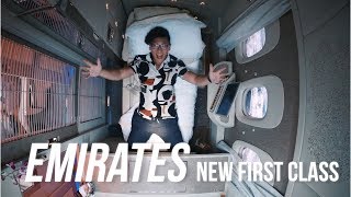 World's BEST First Class Suite: Emirates 777 New First Class Review