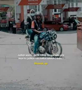 Story wa vixion jari-jari 'jadilah wanita cantik,cukup dengan satu pria'