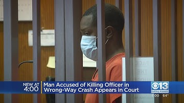 Man Accused Of Killing Officer In Wrong-Way Crash Appears In Court